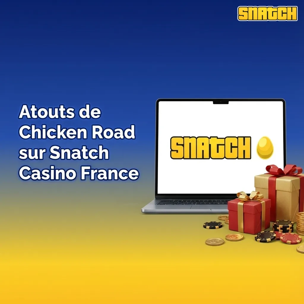 Capture d’écran Chicken Road sur Snatch Casino France, interface moderne avec stats, paris multiples et options mobiles